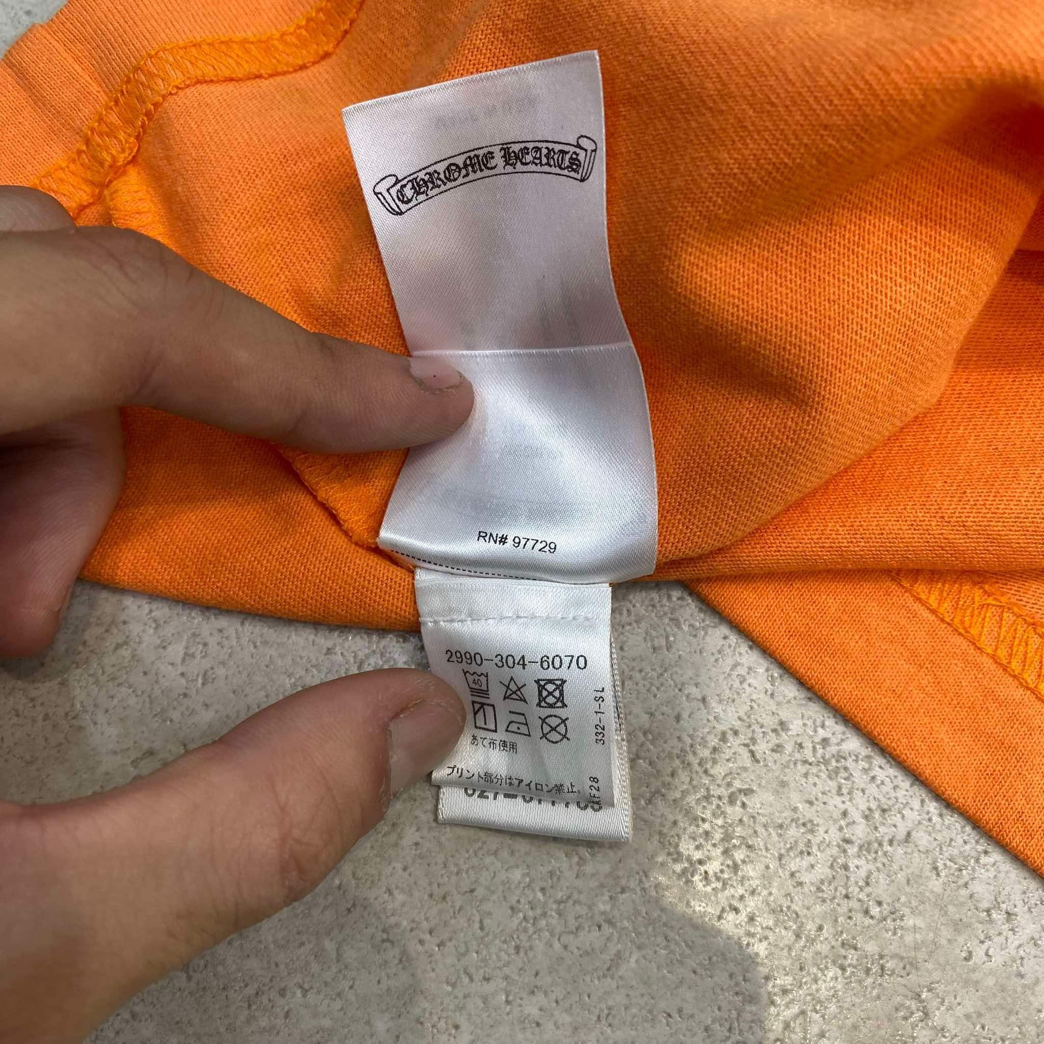 Chrome Hearts CHROME HEARTS Matty Boy Link Build T Shirt ORANGE Size US M / EU 48-50 / 2 - 12 Thumbnail