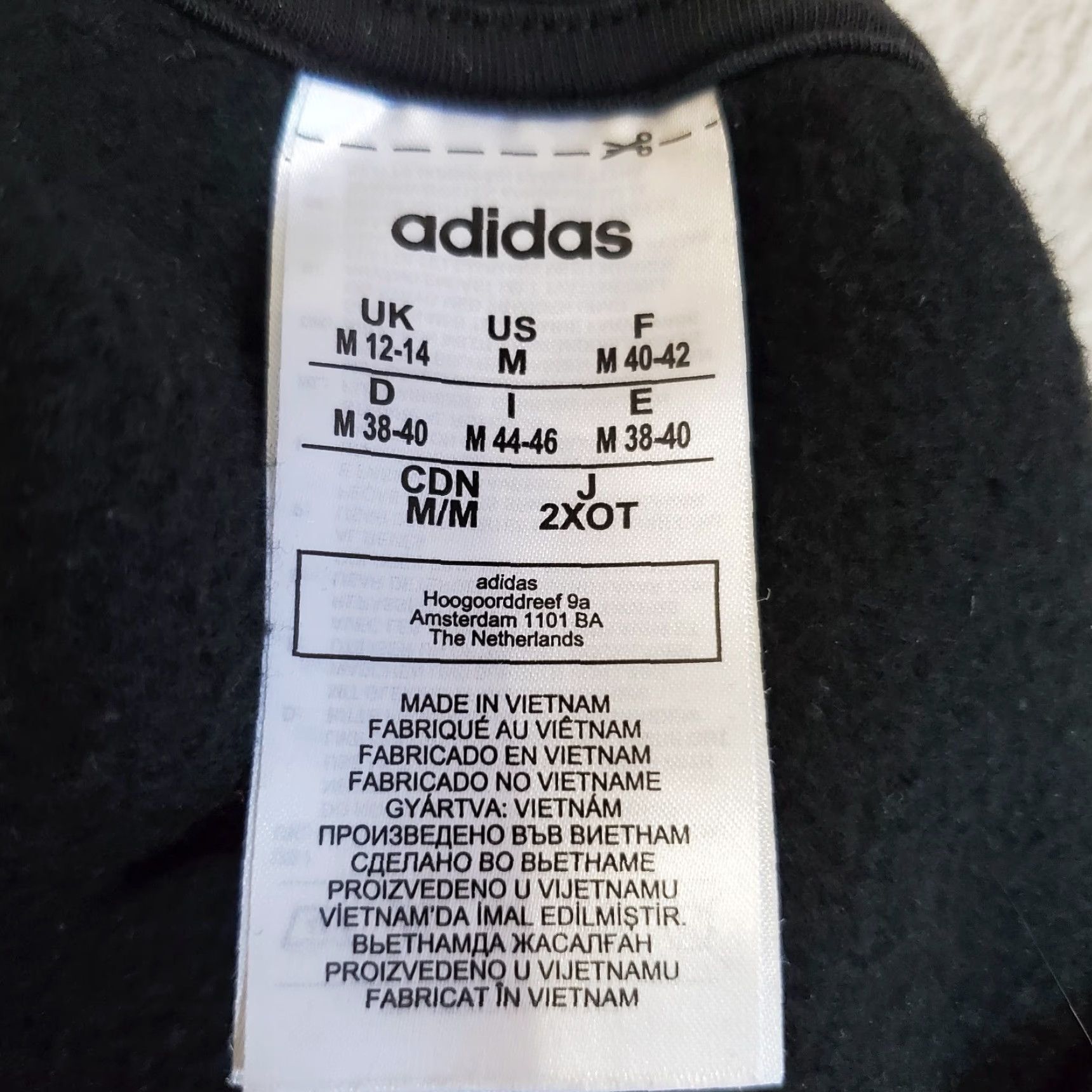 Adidas Adidas Sweatshirt Women Medium Black Long Sleeve Crew Neck Pullover Logo Size M / US 6-8 / IT 42-44 - 6 Thumbnail