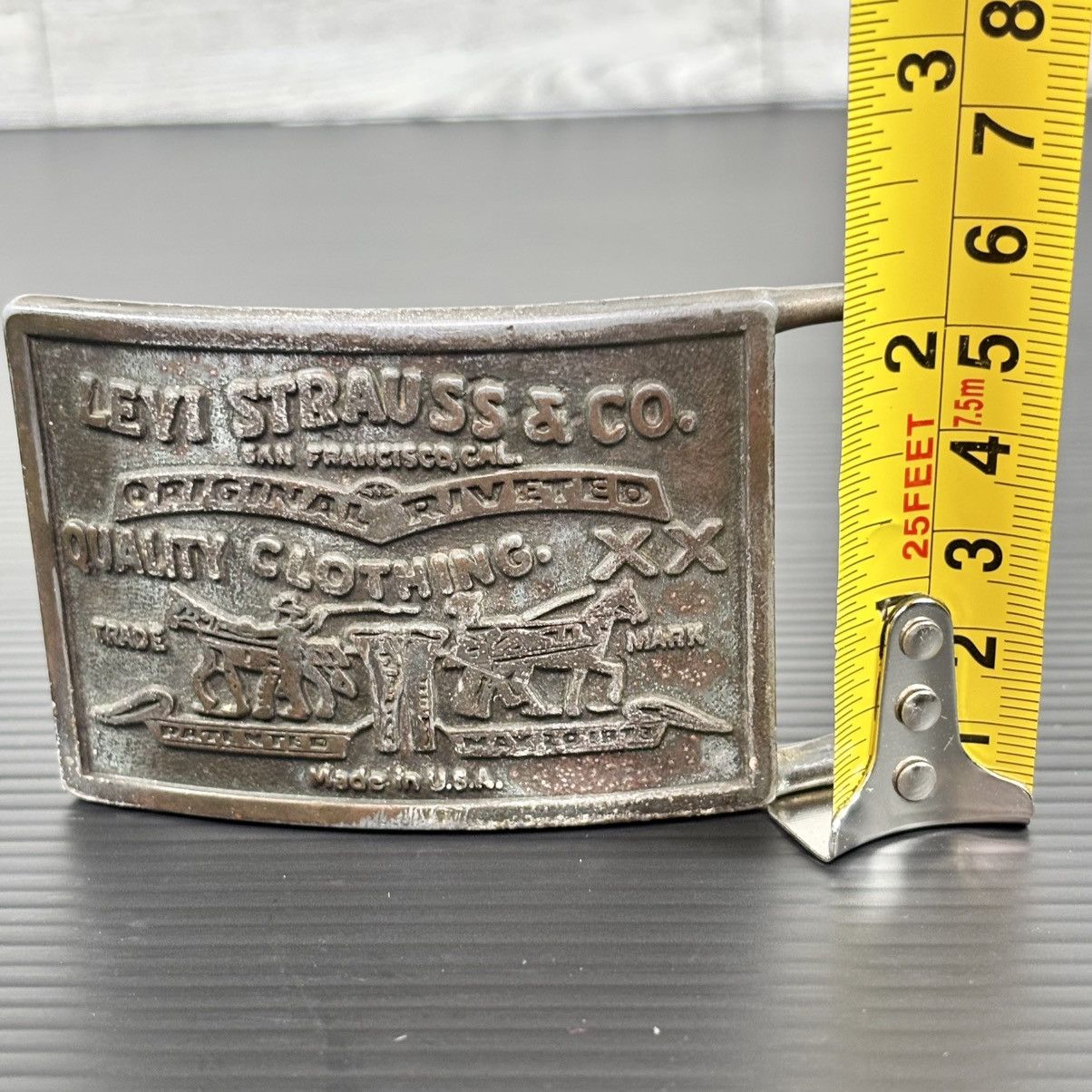 Levi's Vintage Levi Strauss & Co. Original Rivited Belt Buckle Size ONE SIZE - 8 Thumbnail