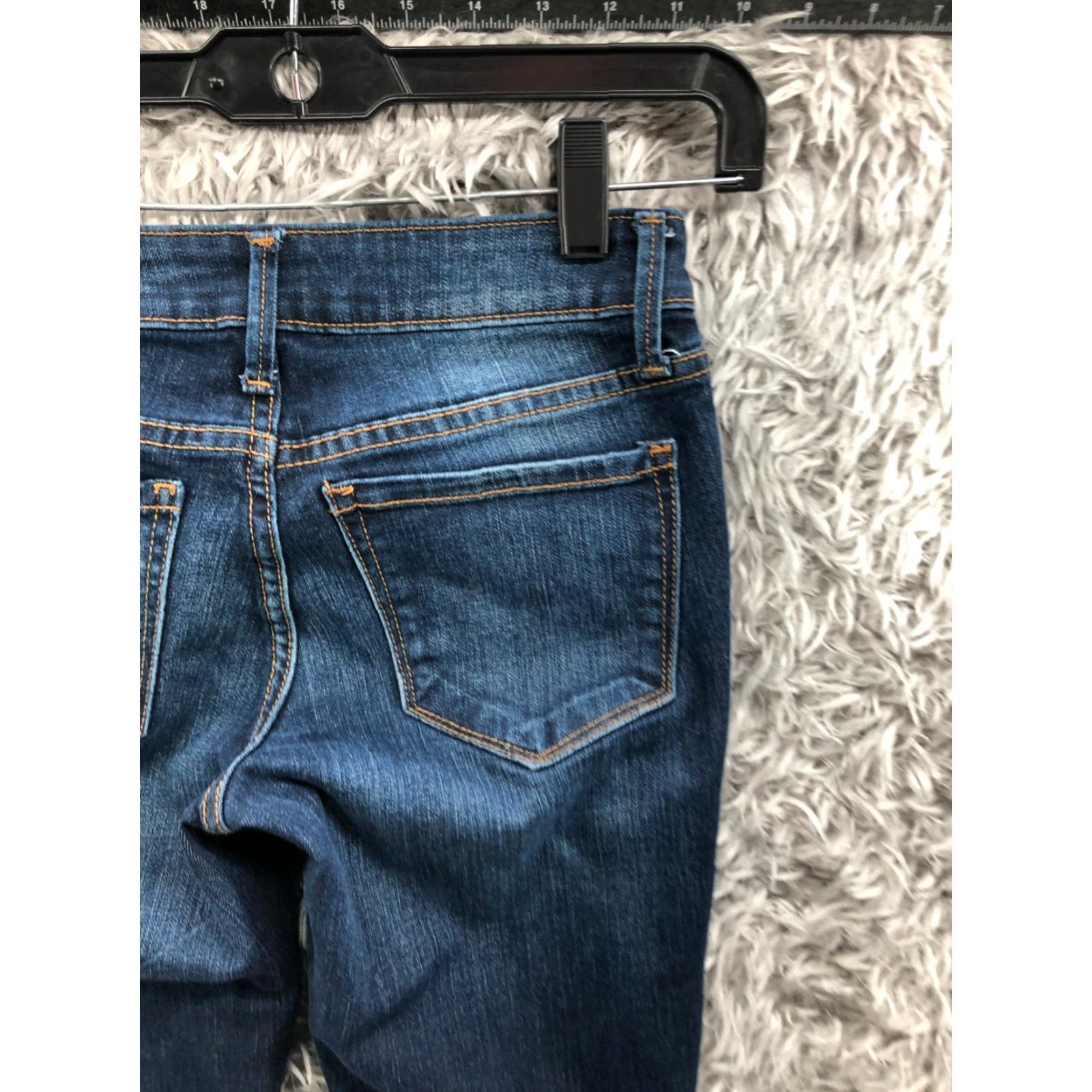 Old Navy Old Navy Rockstar Skinny Jeans Womens Blue Dark Wash Size 2 Jeans Skinny 26 Inseam 5-Pocket Denim Size 26" / US 2 / IT 38 - 6 Thumbnail
