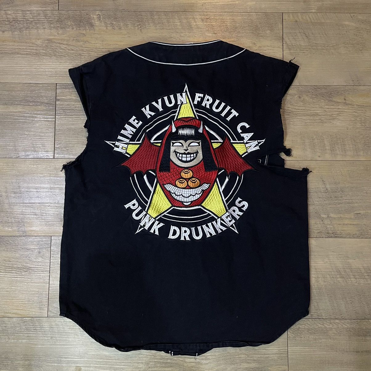 Japanese Brand Punk drunkers embroidery vest Size US S / EU 44-46 / 1 - 1 Thumbnail