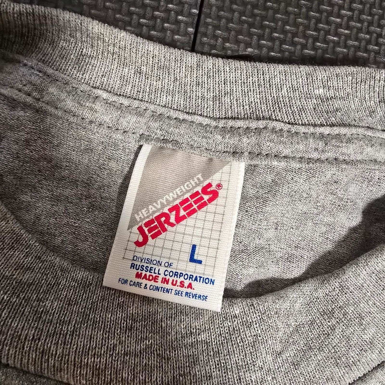 Jerzees Vintage 1991 Jerzees Made in USA Tee Size US L / EU 52-54 / 3 - 3 Thumbnail