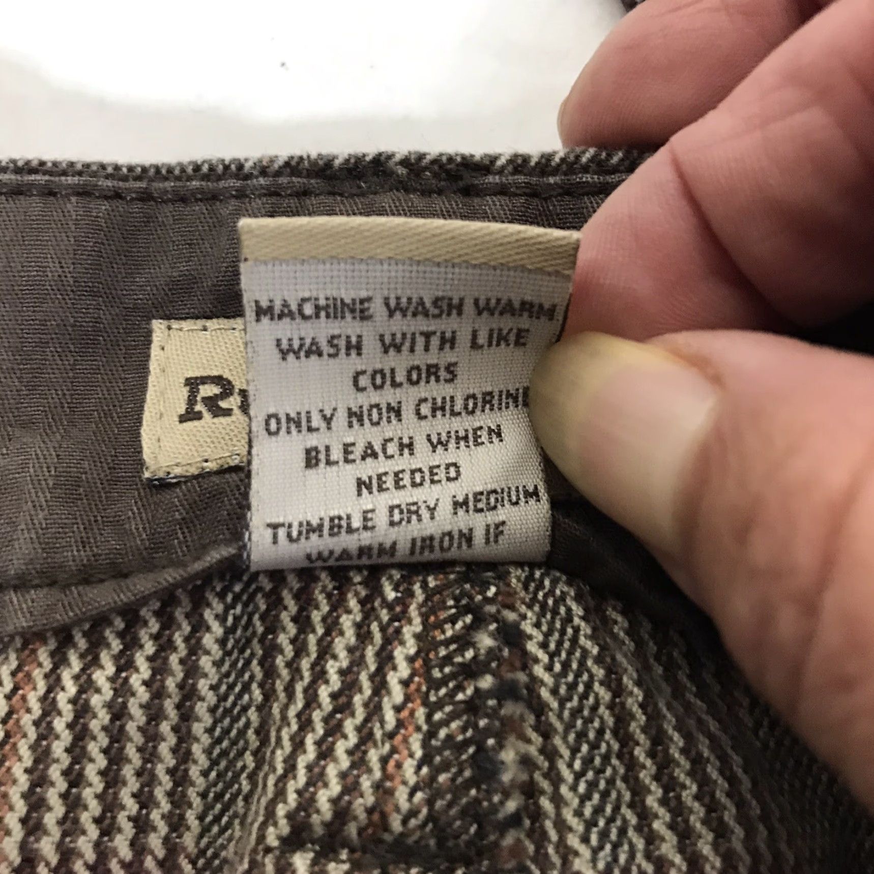 Vintage RUFF HEWN Brown Striped Capris Womens Size 12 Regular Fit Lightweight Comfort Pants Size ONE SIZE - 6 Thumbnail