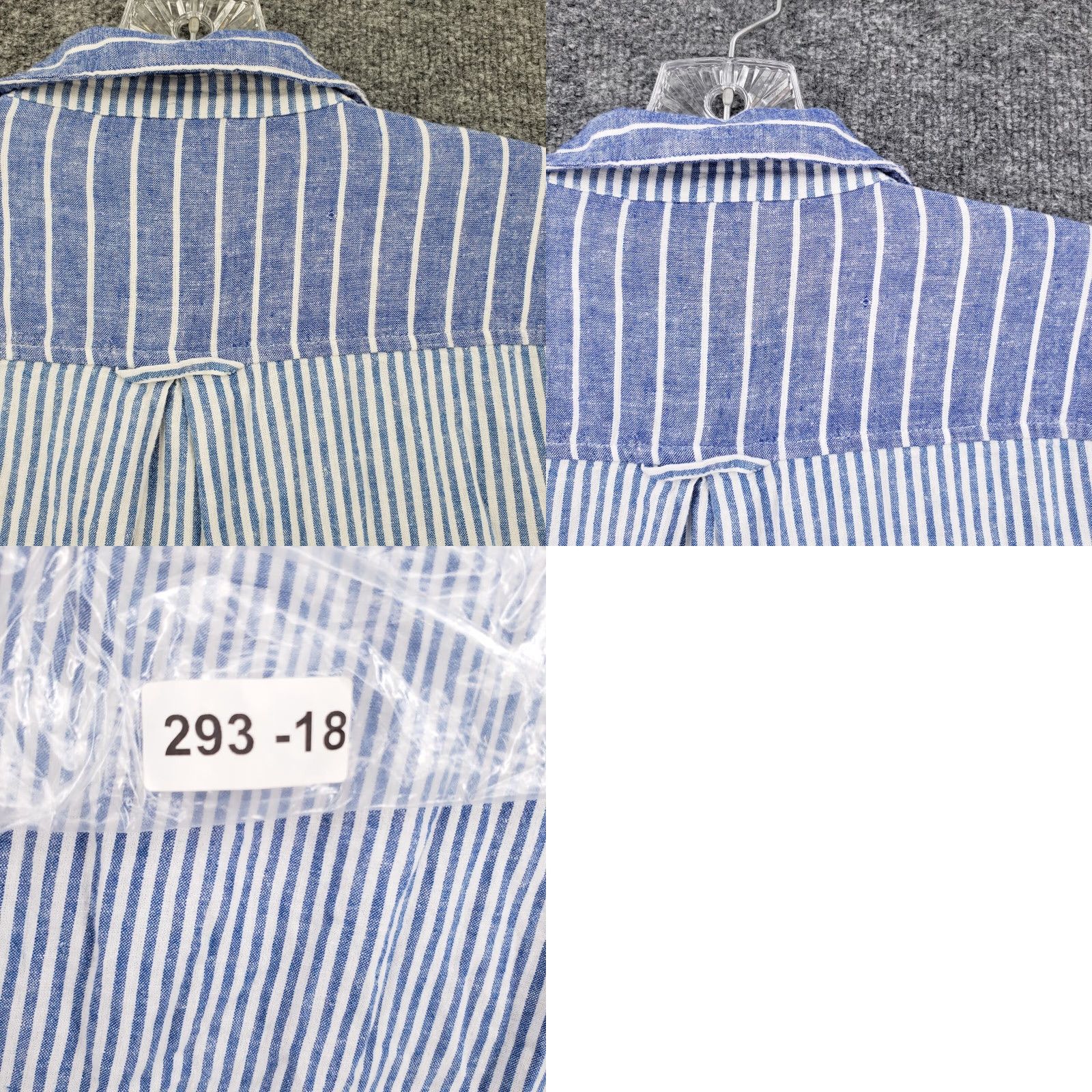 Old Navy Old Navy Shirt Womens XS Extra Small Blue Stripe Button Long Sleeve Size XS / US 0-2 / IT 36-38 - 9 Thumbnail