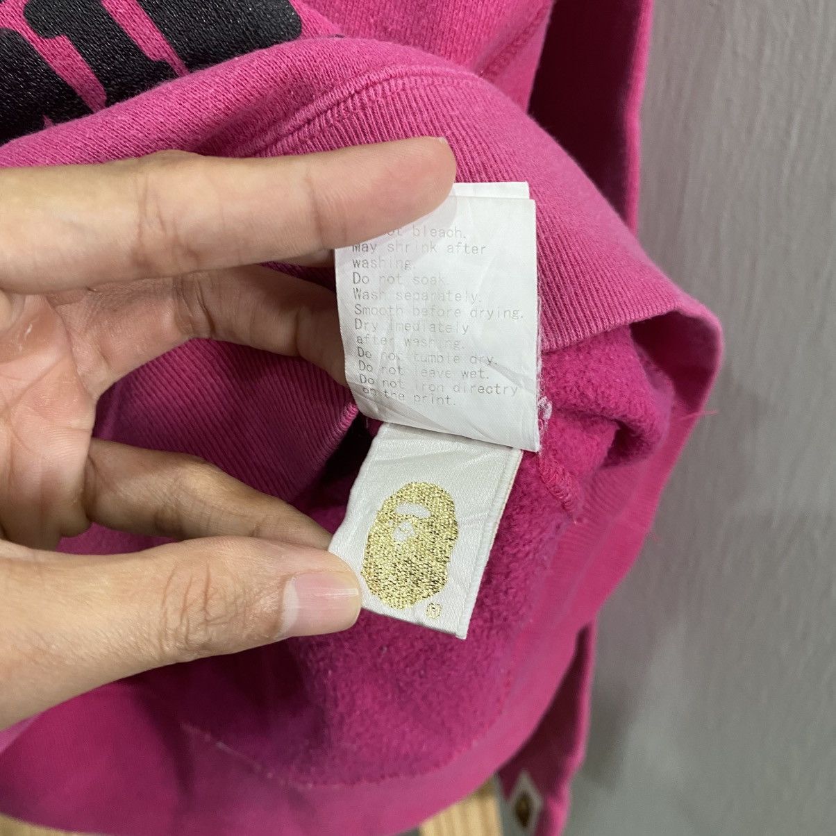 Bape Vintage Bape Baby Milo NASA Astronaut Raglan Sweatshirt Pink Size XS / US 0-2 / IT 36-38 - 13 Thumbnail