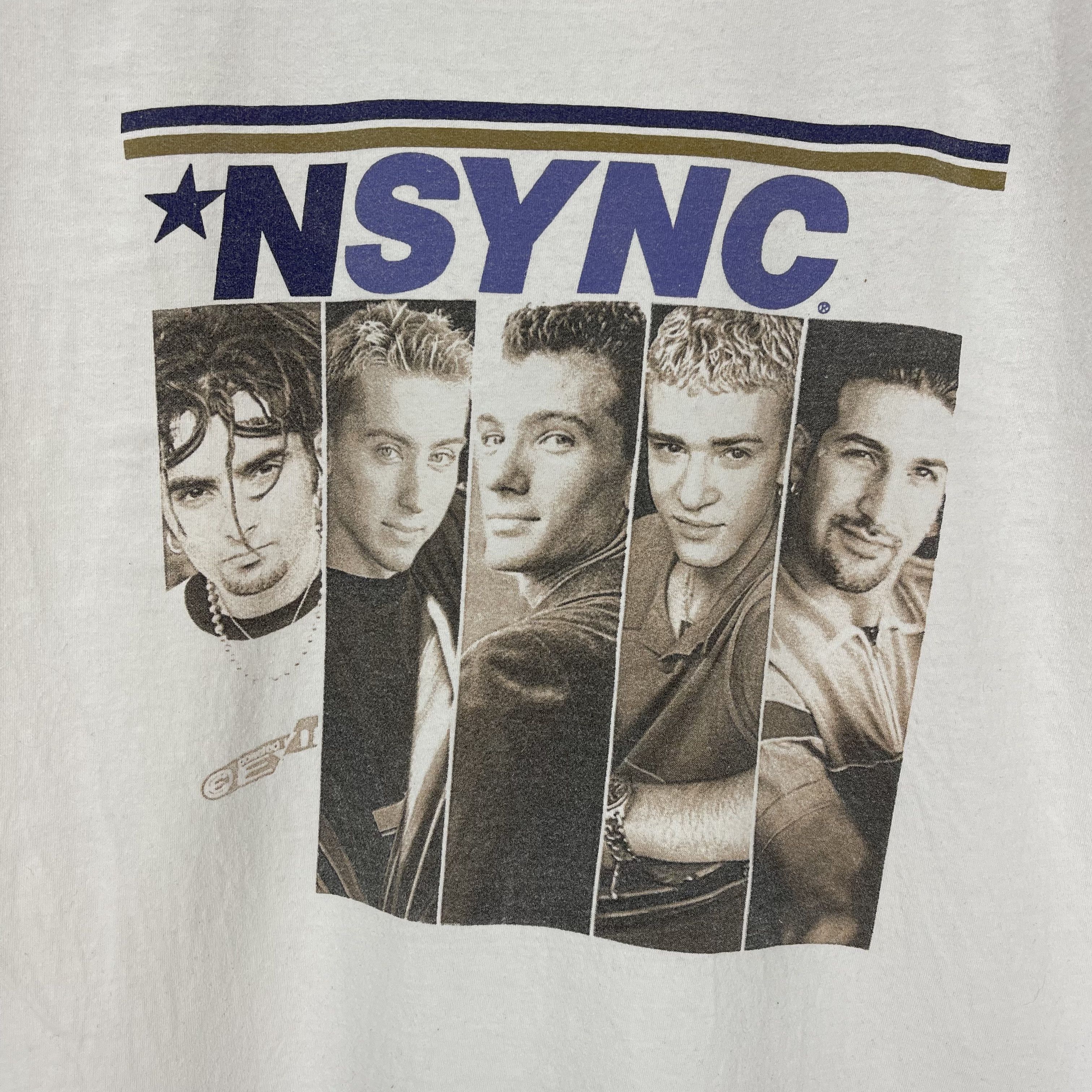 Band Tees NSYNC Crew Neck T Shirt #1304/AS Size US L / EU 52-54 / 3 - 2 Thumbnail