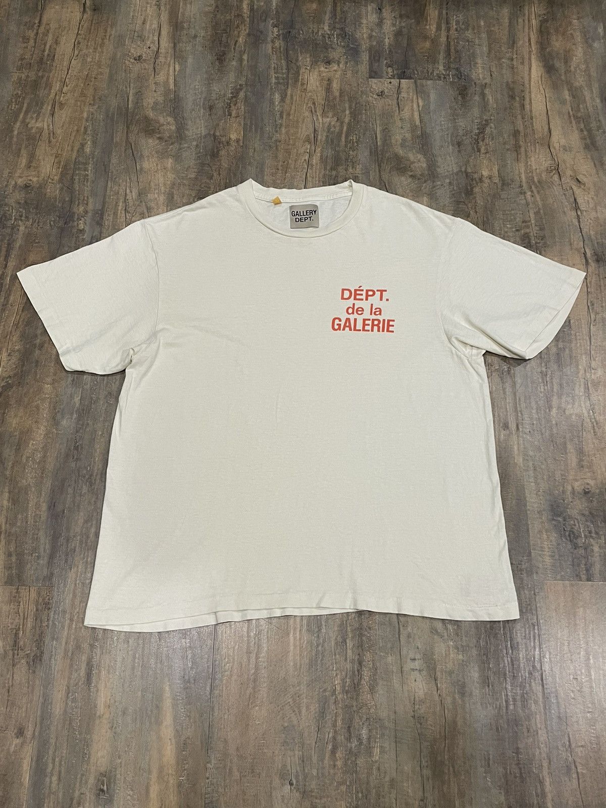 Gallery Dept. RARE Gallery Dept French Logo Tee Cream Orange Souvenir Size US L / EU 52-54 / 3 - 2 Thumbnail