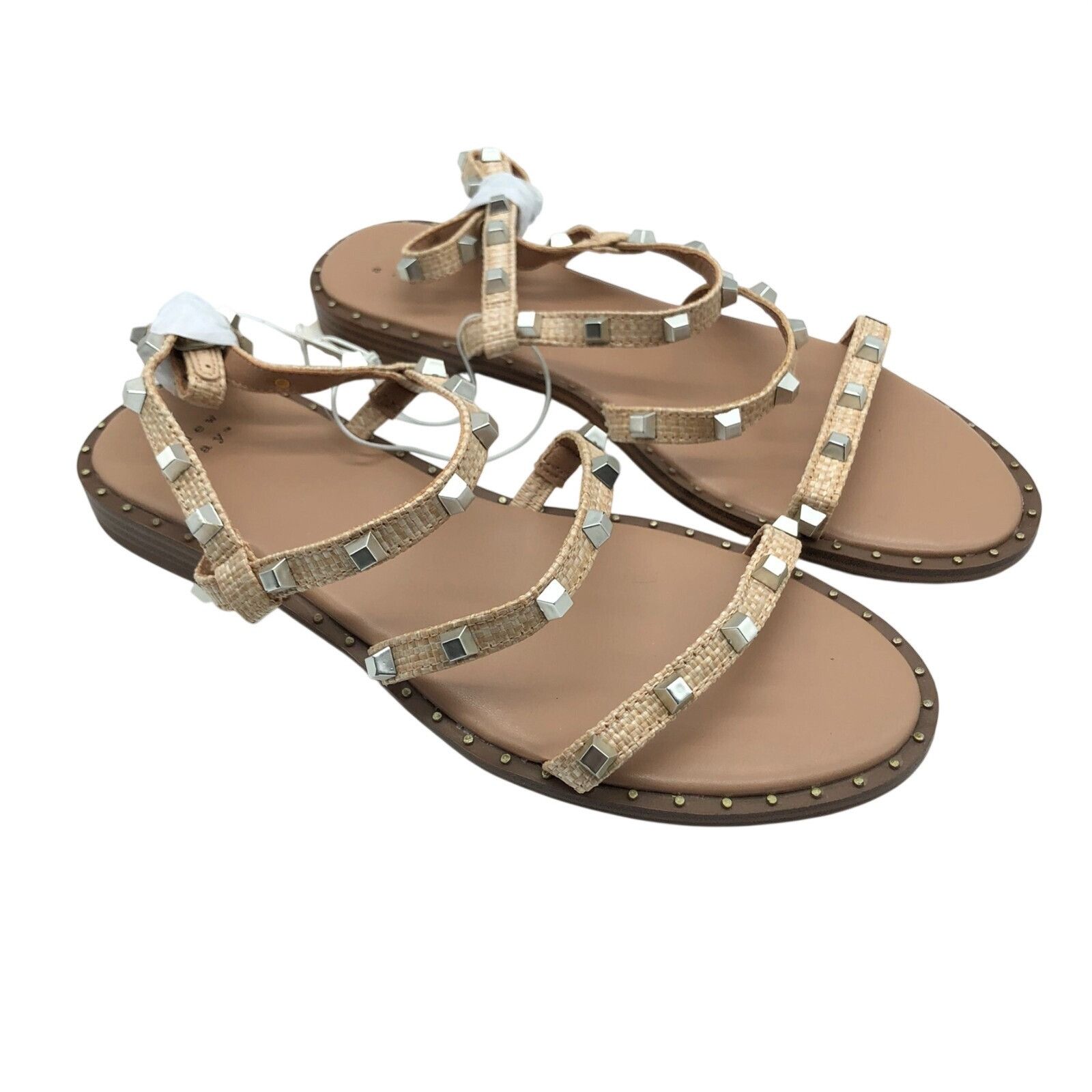 Other A New Day Womens Astrid Sandals Faux Leather Studded Ankle S Size US 8 / IT 38 - 1 Thumbnail