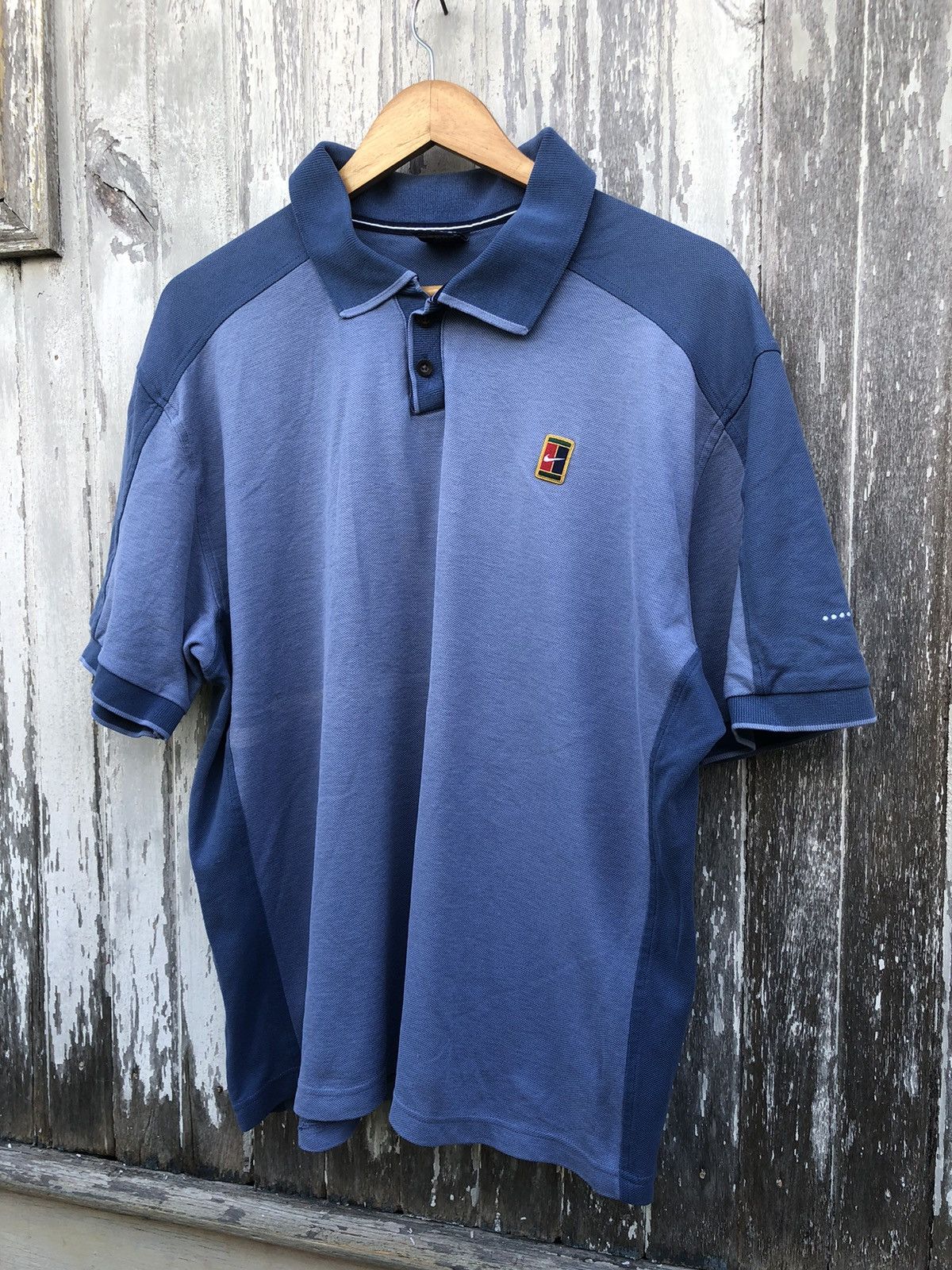 Japanese Brand 🔥Vintage🔥90s Nike Court ALPHA PROJECT Polo Shirts Size US L / EU 52-54 / 3 - 4 Thumbnail