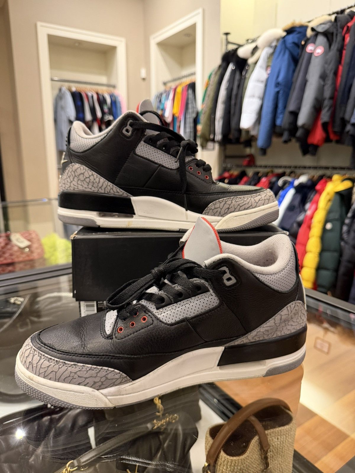 Jordan Brand Jordan 3 Retro OG ‘Black Cement (2024)’ Size US 10 / EU 43 - 3 Thumbnail