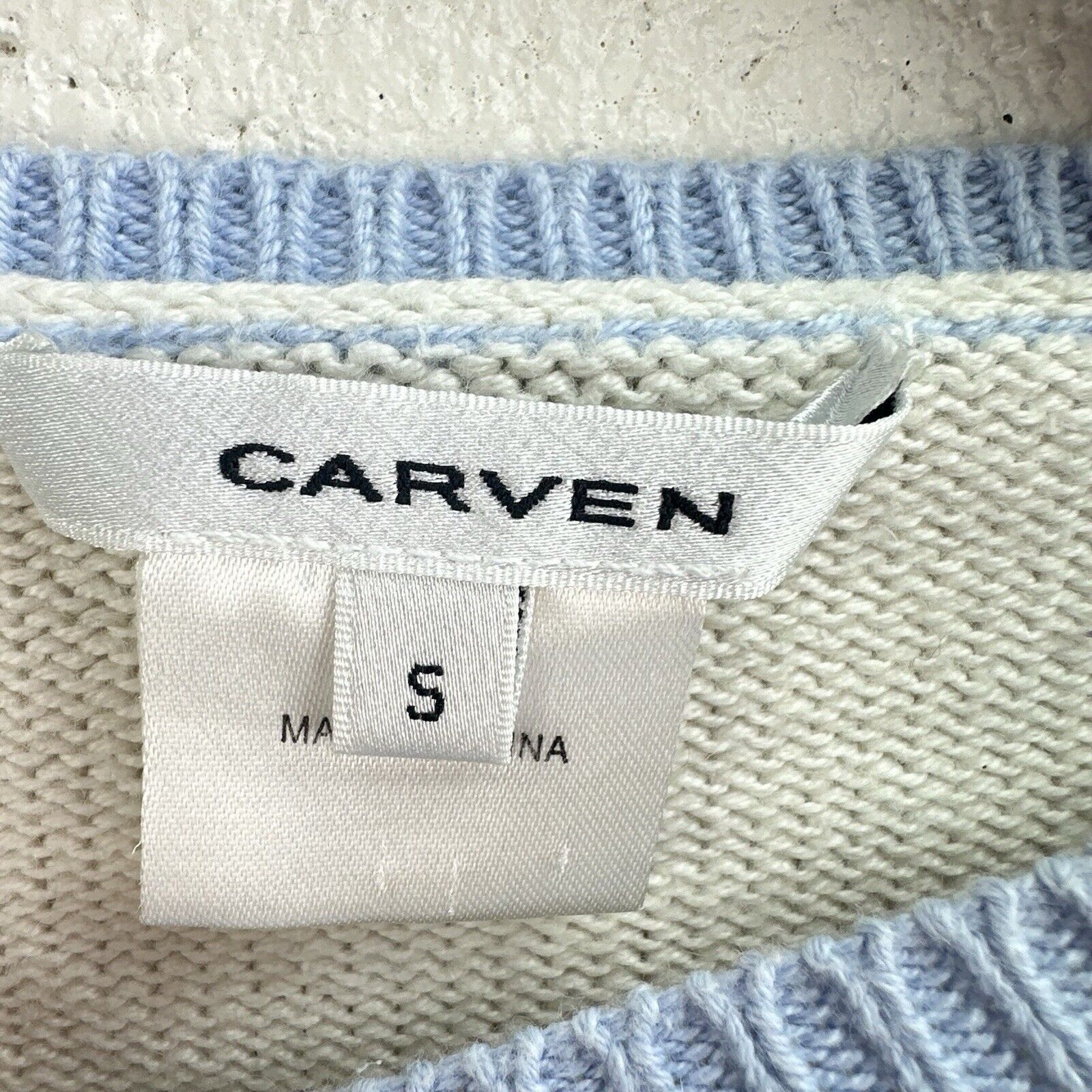 Carven Carven | S | Crew cream purple cotton/cashmere blend sweater Size S / US 4 / IT 40 - 4 Thumbnail