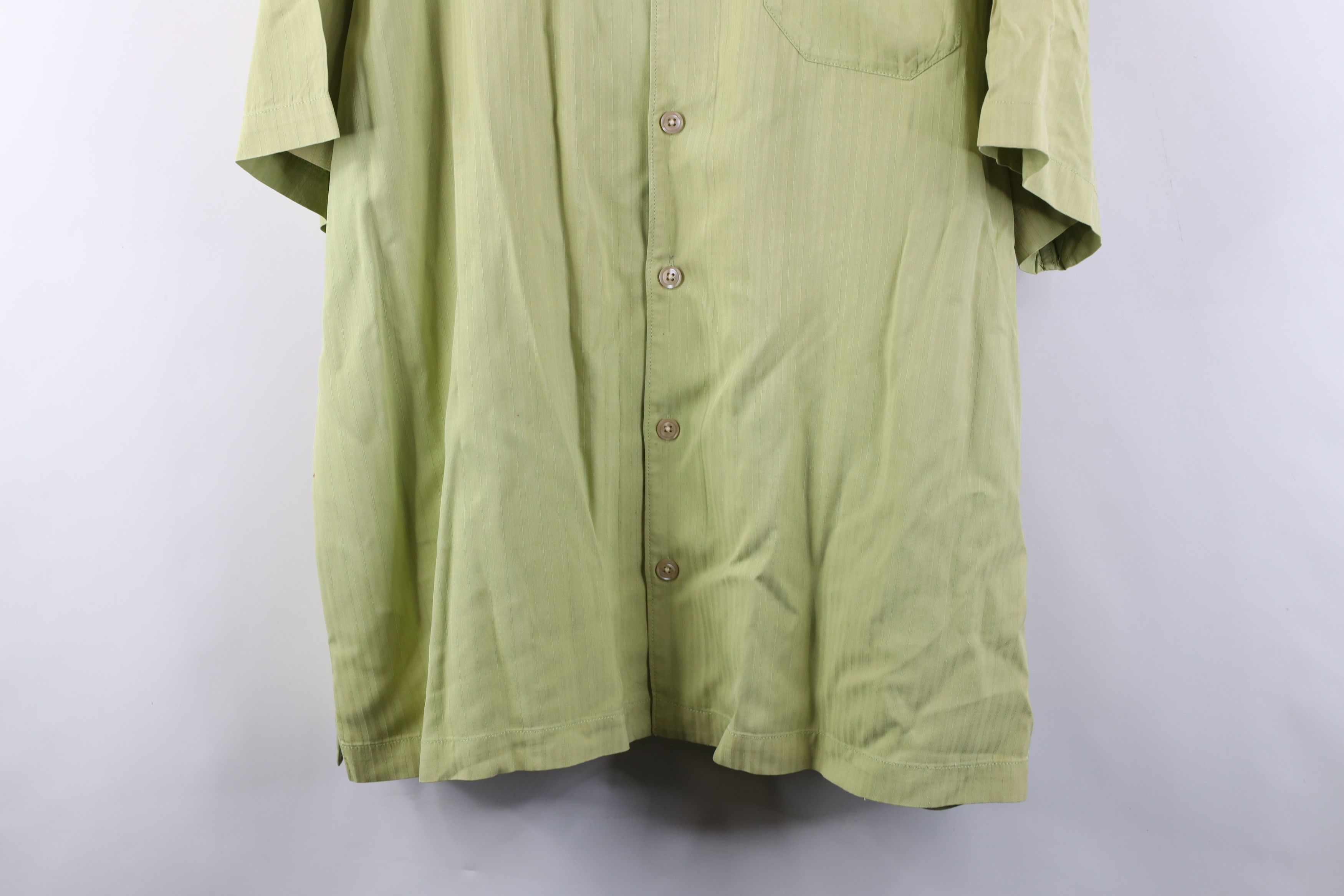 Tommy Bahama Vintage Tommy Bahama Luau Collared Button Shirt Lime Green Size US XL / EU 56 / 4 - 3 Thumbnail