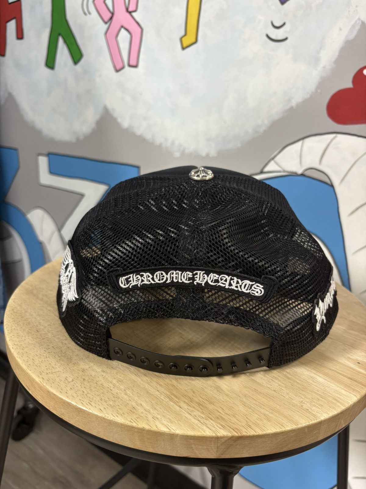 Chrome Hearts Chrome Hearts Foti Yungblood Trucker Hat Size ONE SIZE - 4 Thumbnail
