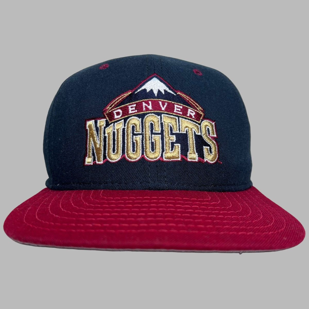 Vintage 1990s NBA Denver Nuggets Plain Logo New Era Snapback