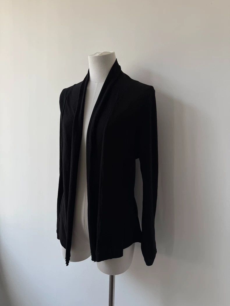 Yohji Yamamoto Yohji Yamamoto Yohji Yamamoto Black Knit Cardigan Sweater Size US M / EU 48-50 / 2 - 2 Thumbnail