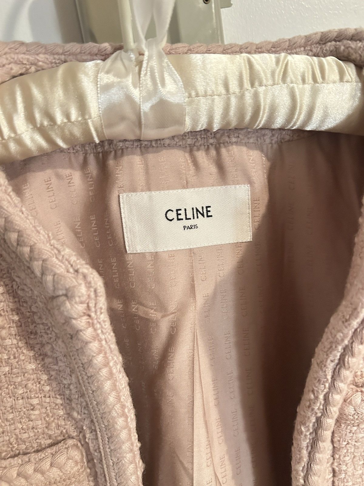 Celine Celine Chelsea Tweed Jacket — Blush Pink (New With Tags) Size M / US 6-8 / IT 42-44 - 2 Thumbnail