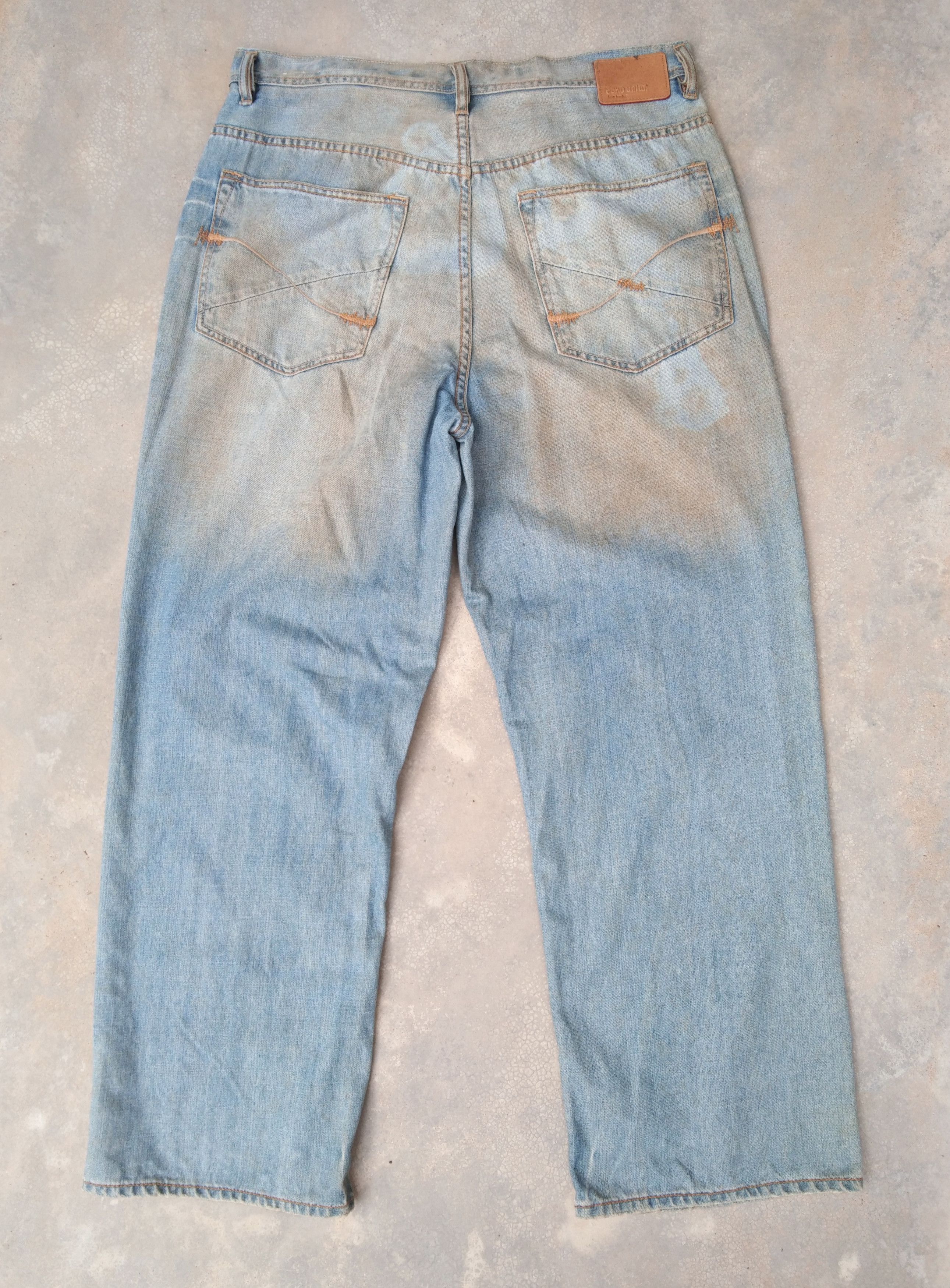 Ecko Unltd. × Vintage Vintage Ecko Unltd. Rusty Wash Hip Hop Baggy Jeans 36x30 Size US 36 / EU 52 - 2 Thumbnail