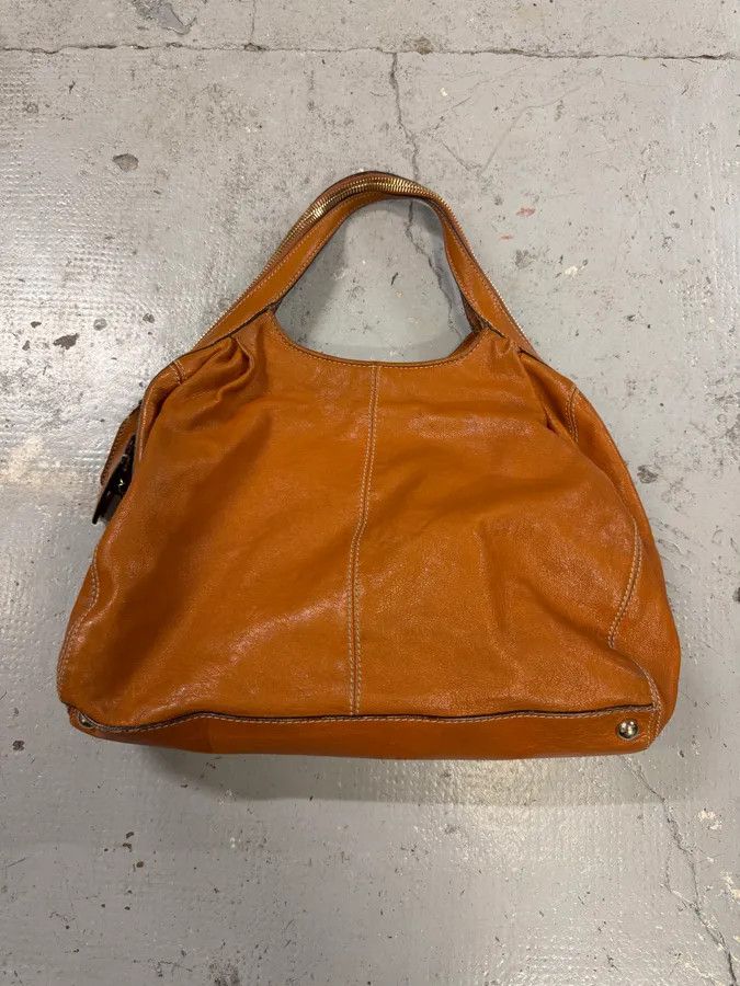 Dolce & Gabbana Dolce & Gabbana Brown Leather Hobo Handle Zip Bag Size ONE SIZE - 4 Thumbnail