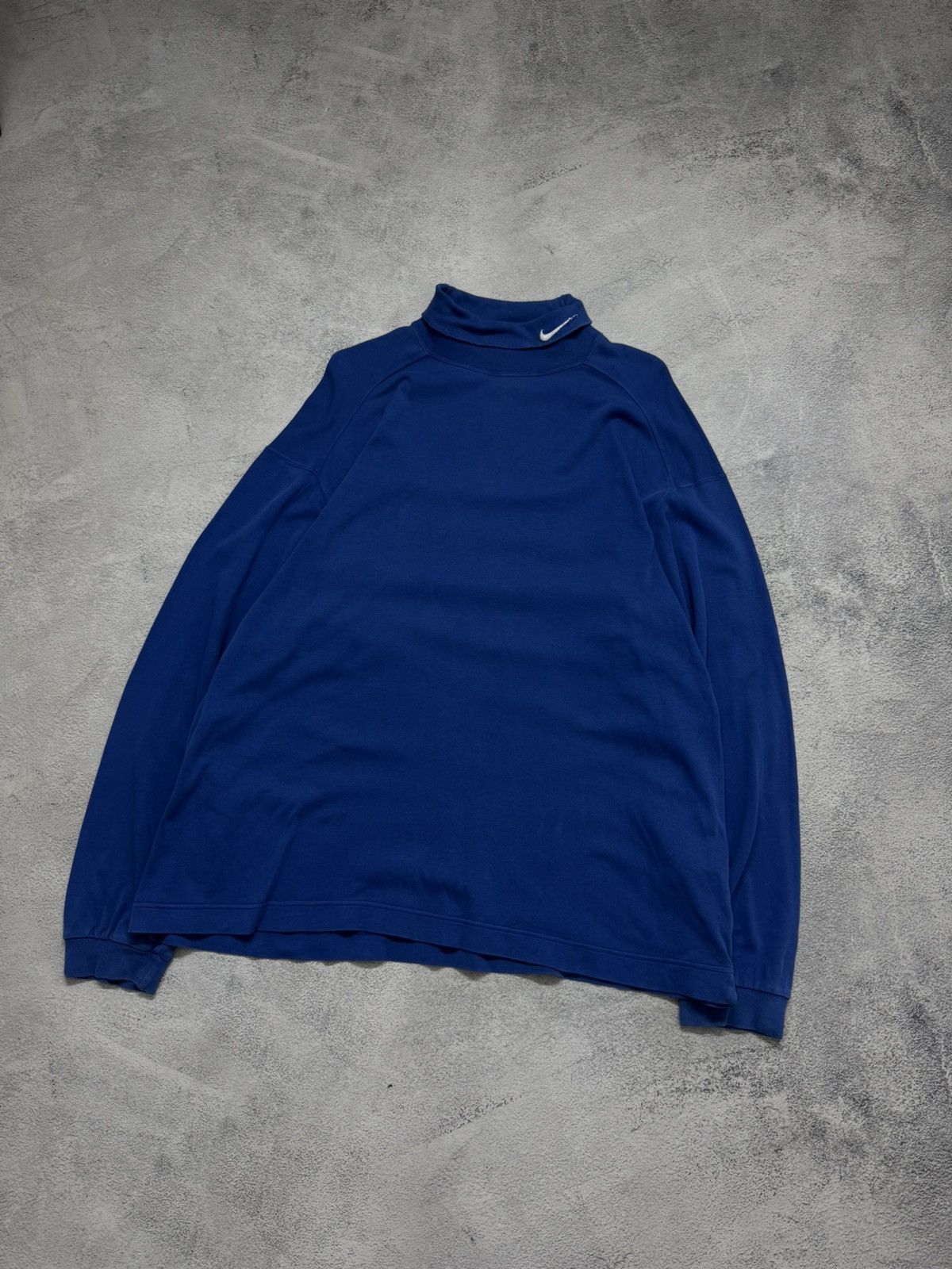 Nike Vintage Y2K Nike Long Sleeve Mini Swoosh 90’s Size US L / EU 52-54 / 3 - 4 Thumbnail