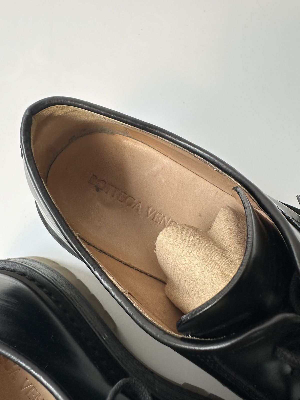 Bottega Veneta BOTTEGA VENETA STILT CHUNKY-SOLE LEATHER DERBY SHOES Size US 8.5 / EU 41-42 - 12 Thumbnail