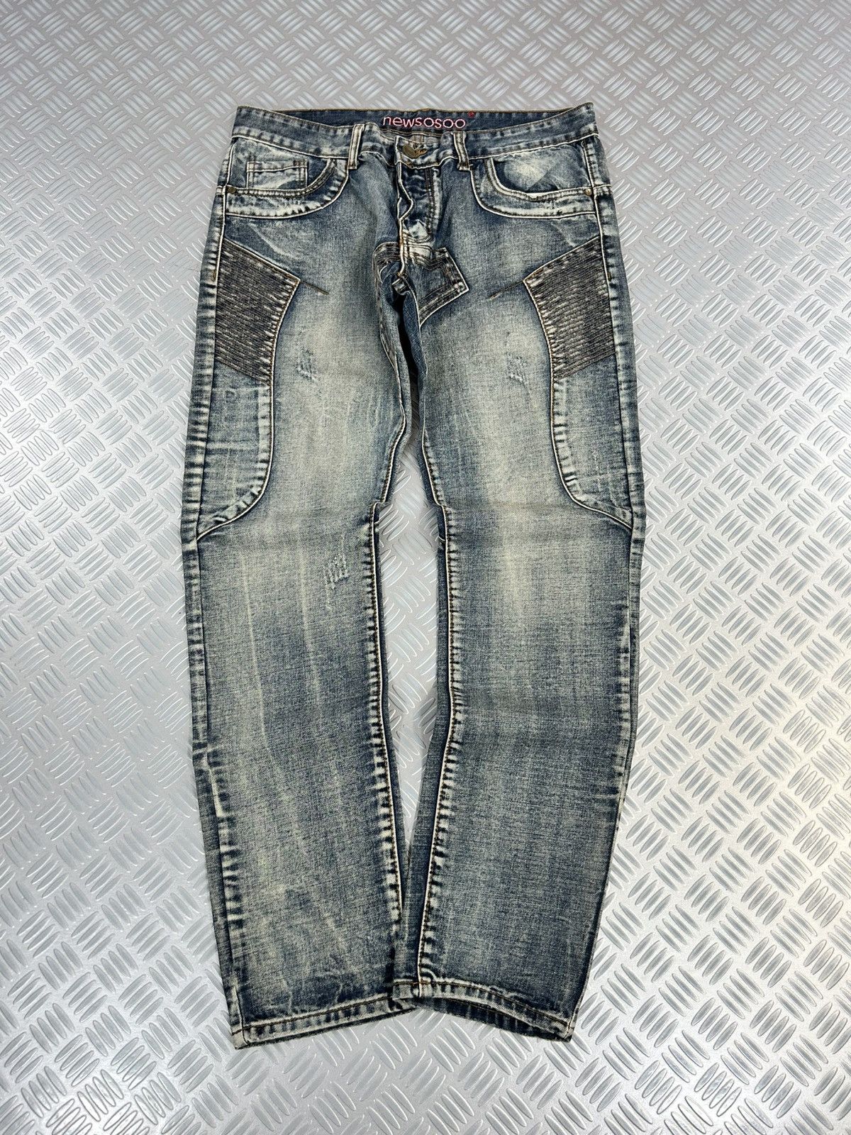 Japanese Brand × Vintage Japanese faded jeans Size US 38 / EU 54 - 6 Thumbnail