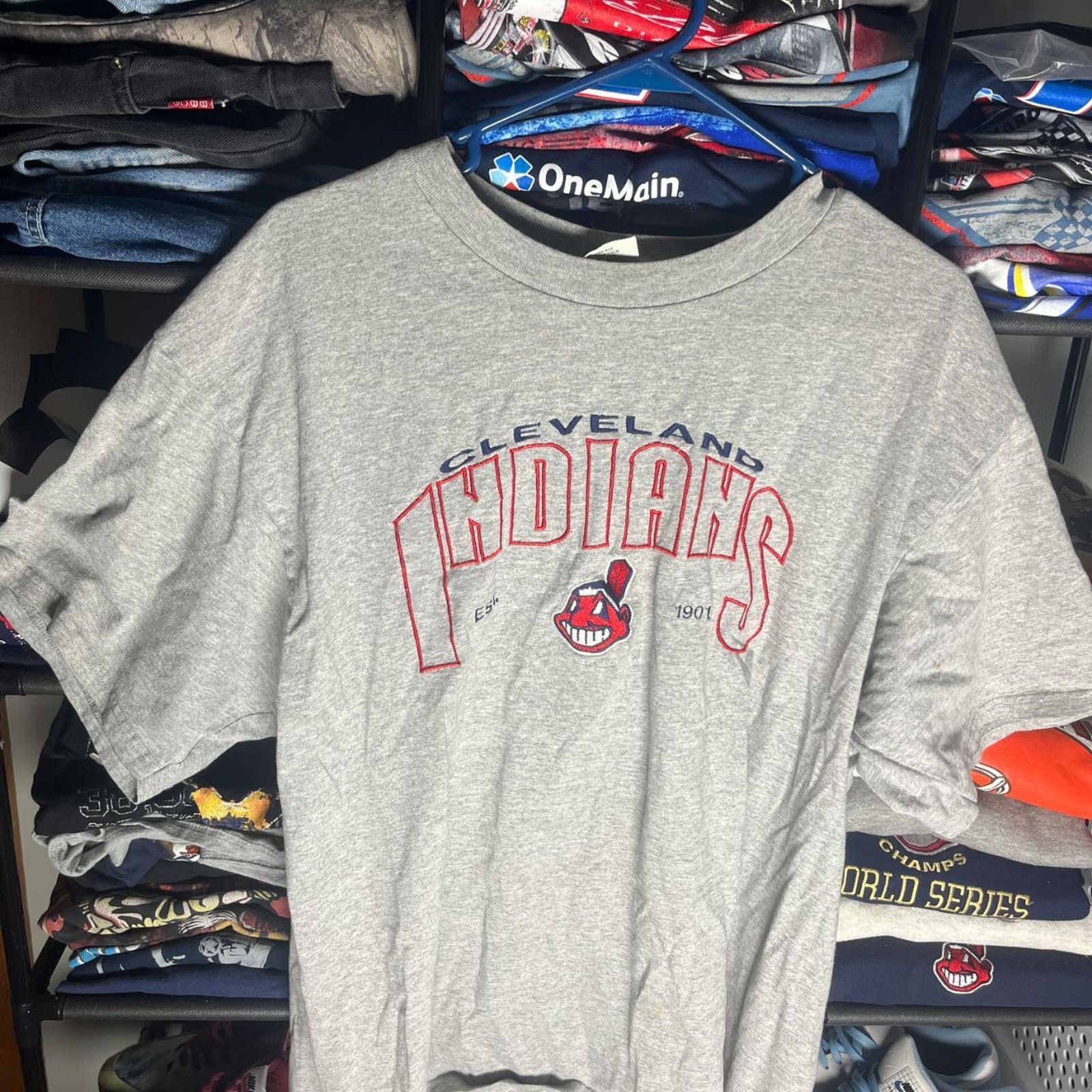 Lee Vintage embroidered cleveland indians shirt Size US XL / EU 56 / 4 - 1 Thumbnail