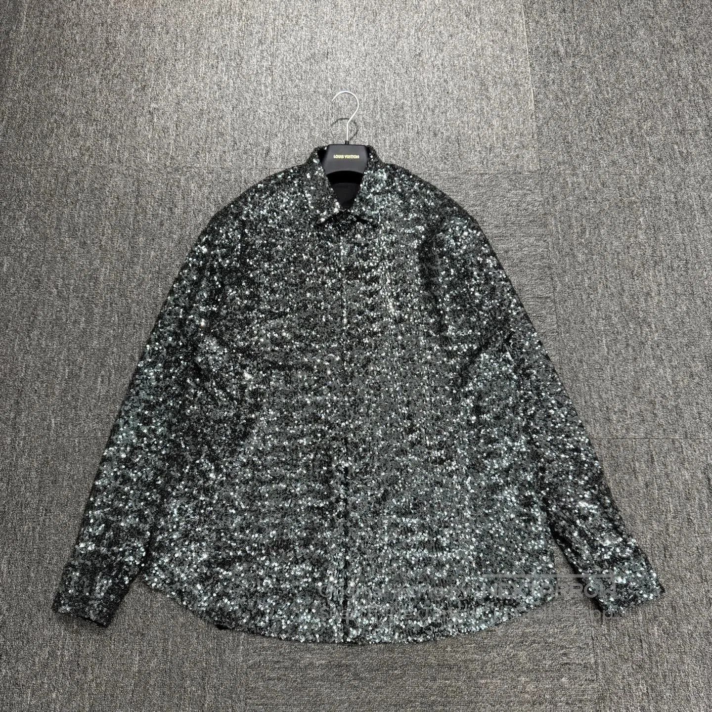 Dior Sequin Embellished Long Sleeve Button-Up Shirt. Size US M / EU 48-50 / 2 - 1 Thumbnail
