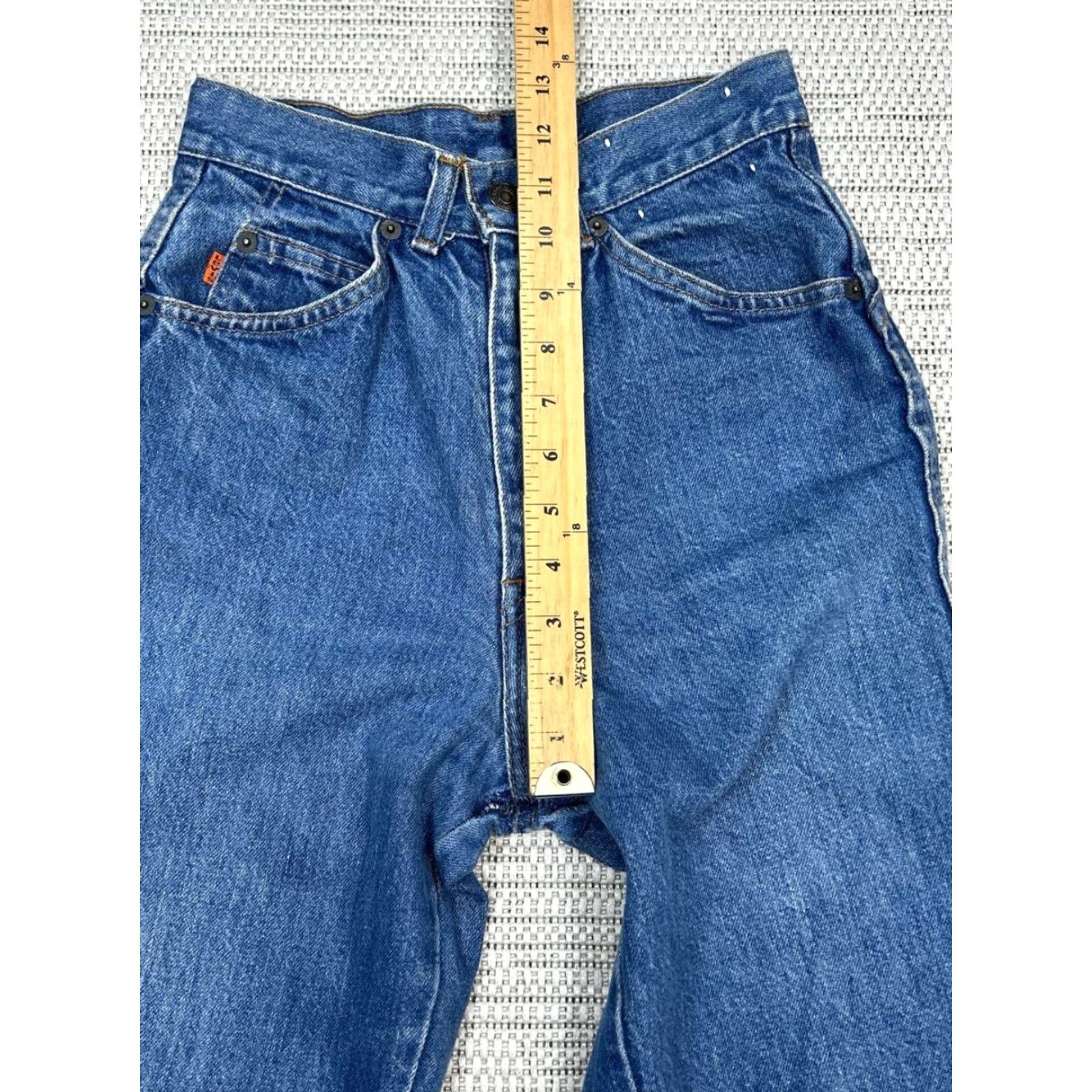 Levi's VINTAGE Levi's Jeans Womens 23 Denim 5-Pocket Logo Embroidered Blue MOdern Classic Straight Mens Womens Size 40" / US 18 - 5 Thumbnail