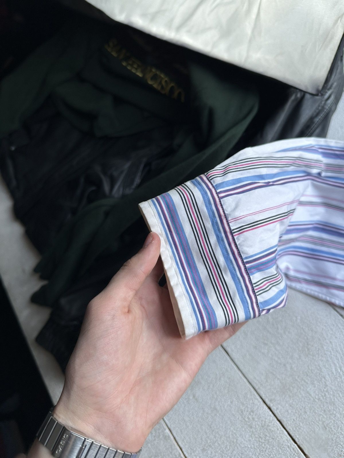 Other 🚨 VNTG Y2K Polo Ralph Lauren Shirt flannel RARE long SLEEVE Size US XL / EU 56 / 4 - 9 Thumbnail