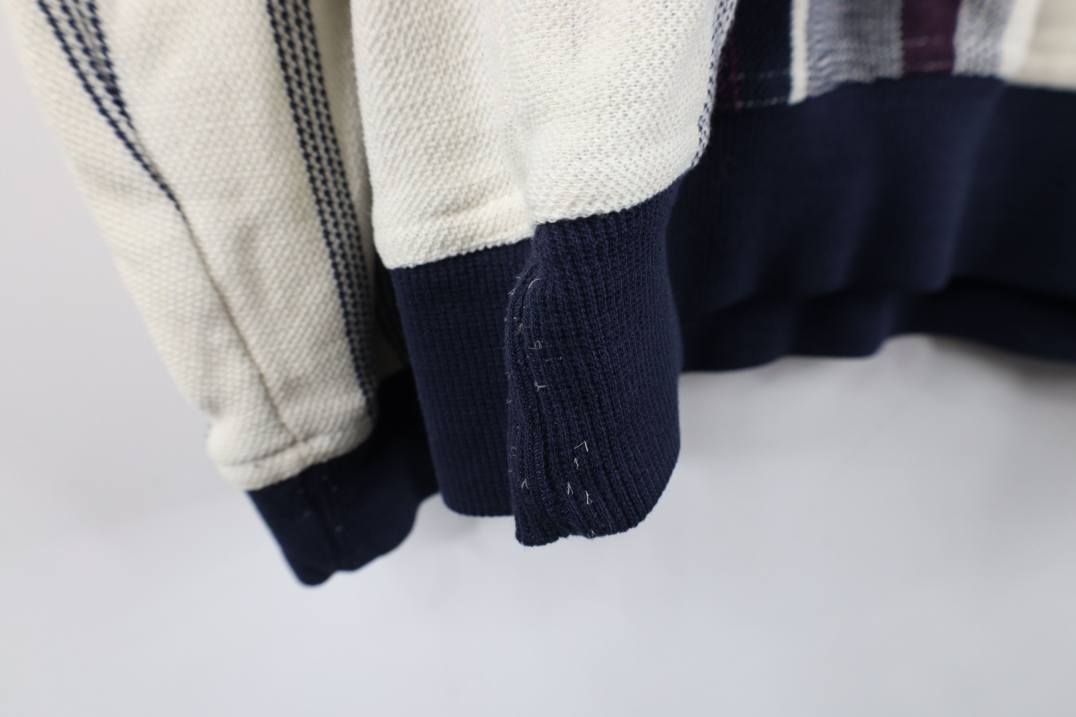 Vintage Vintage 90s Streetwear Knit Long Sleeve Pullover Polo Size US XL / EU 56 / 4 - 12 Thumbnail