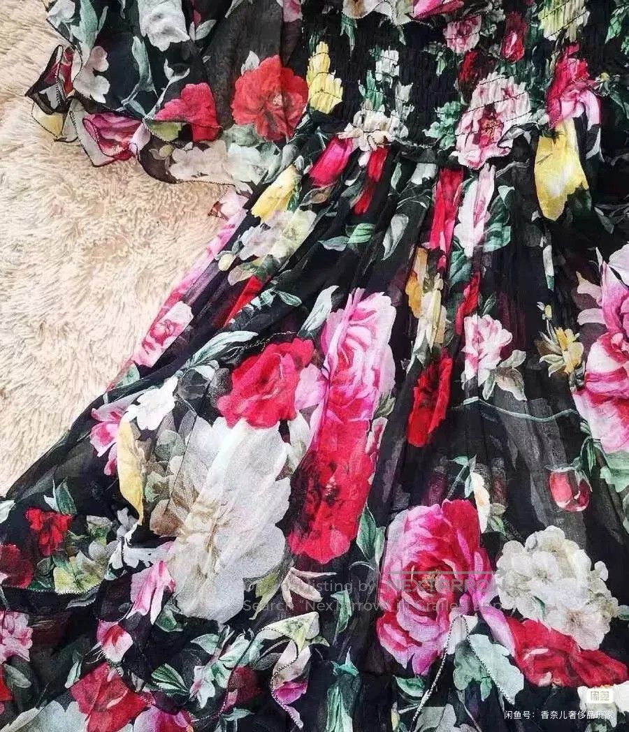Dolce & Gabbana DG Floral Print Dress Size 38. Size S / US 4 / IT 40 - 2 Thumbnail