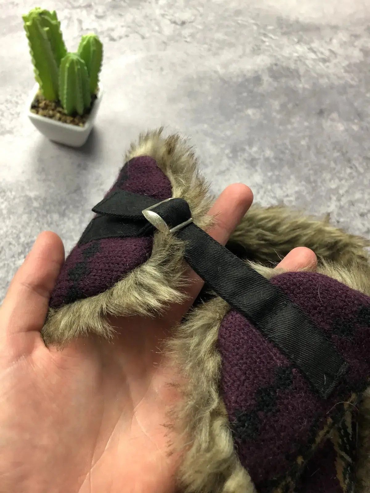 Japanese Brand USHANKA Hat Vintage Hype Mohair Streetwear Japans Style Y2k Size ONE SIZE - 4 Thumbnail