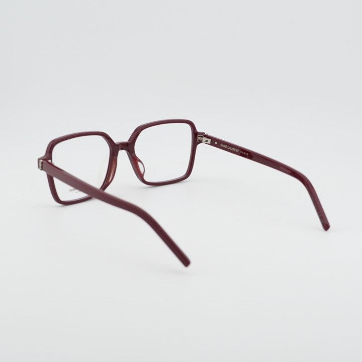 Gucci Saint Laurent SL M139 006 Square Eyeglasses Dark Red 54mm Size ONE SIZE - 5 Thumbnail