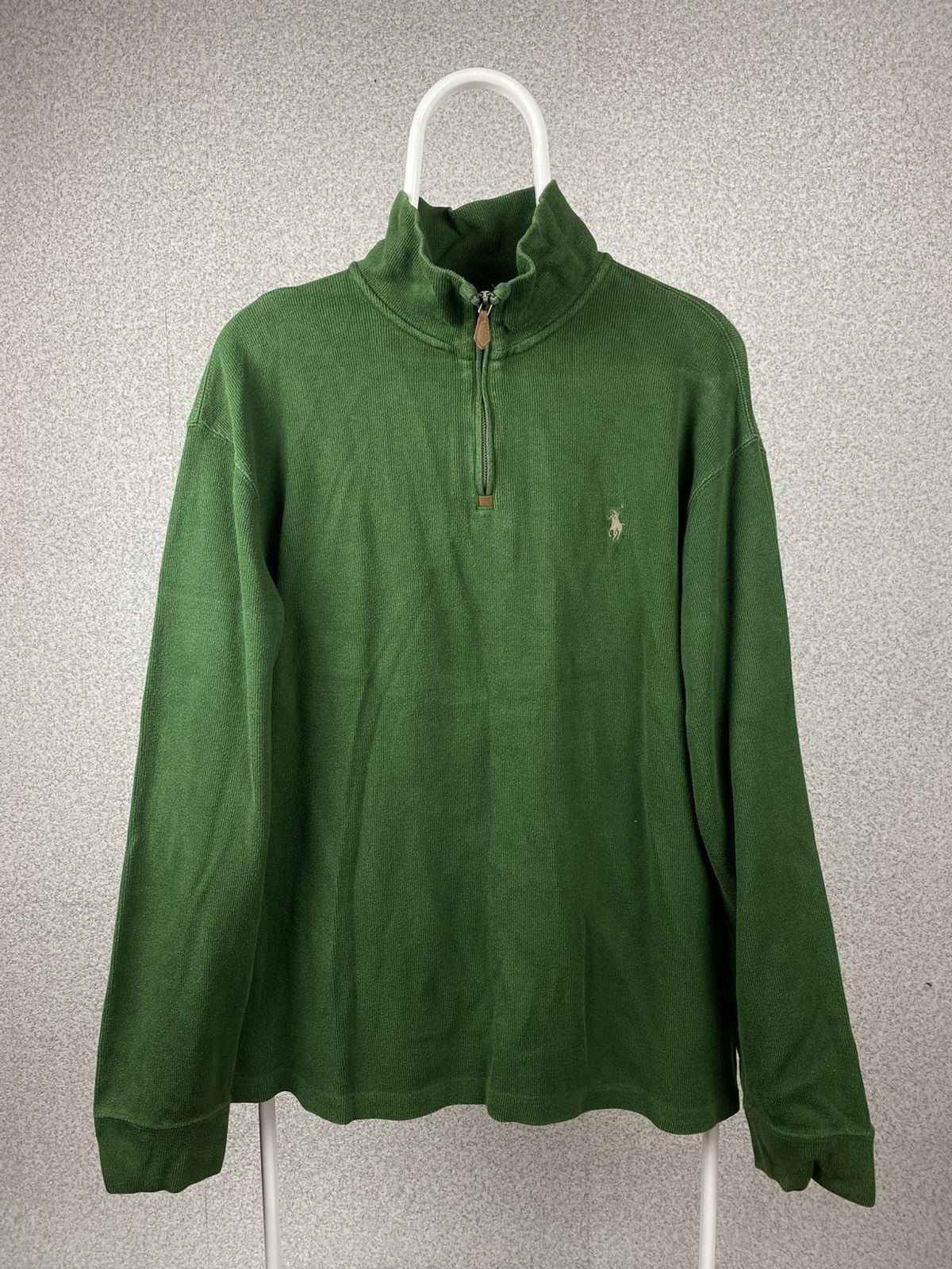 Vintage Polo Ralph Lauren 1/4 Zip Sweater Pullover Pony Logo