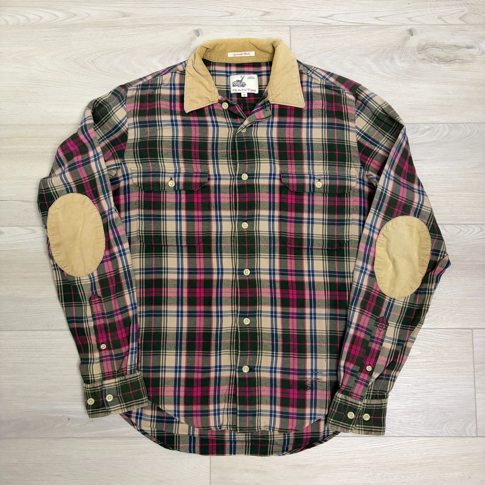 Gant GANT VINTAGE RUGGER Plaid Corduroy Button Casual Shirt Small Size US S / EU 44-46 / 1 - 3 Thumbnail