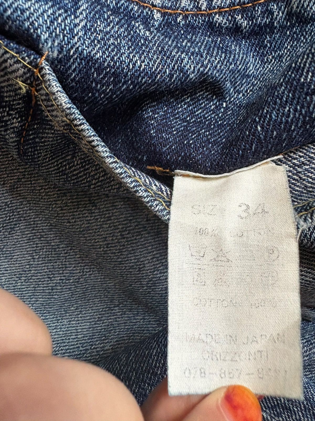Denime Vintage Denime Selvedge Mud Wash Loose Baggy Jeans Size US 31 - 11 Thumbnail