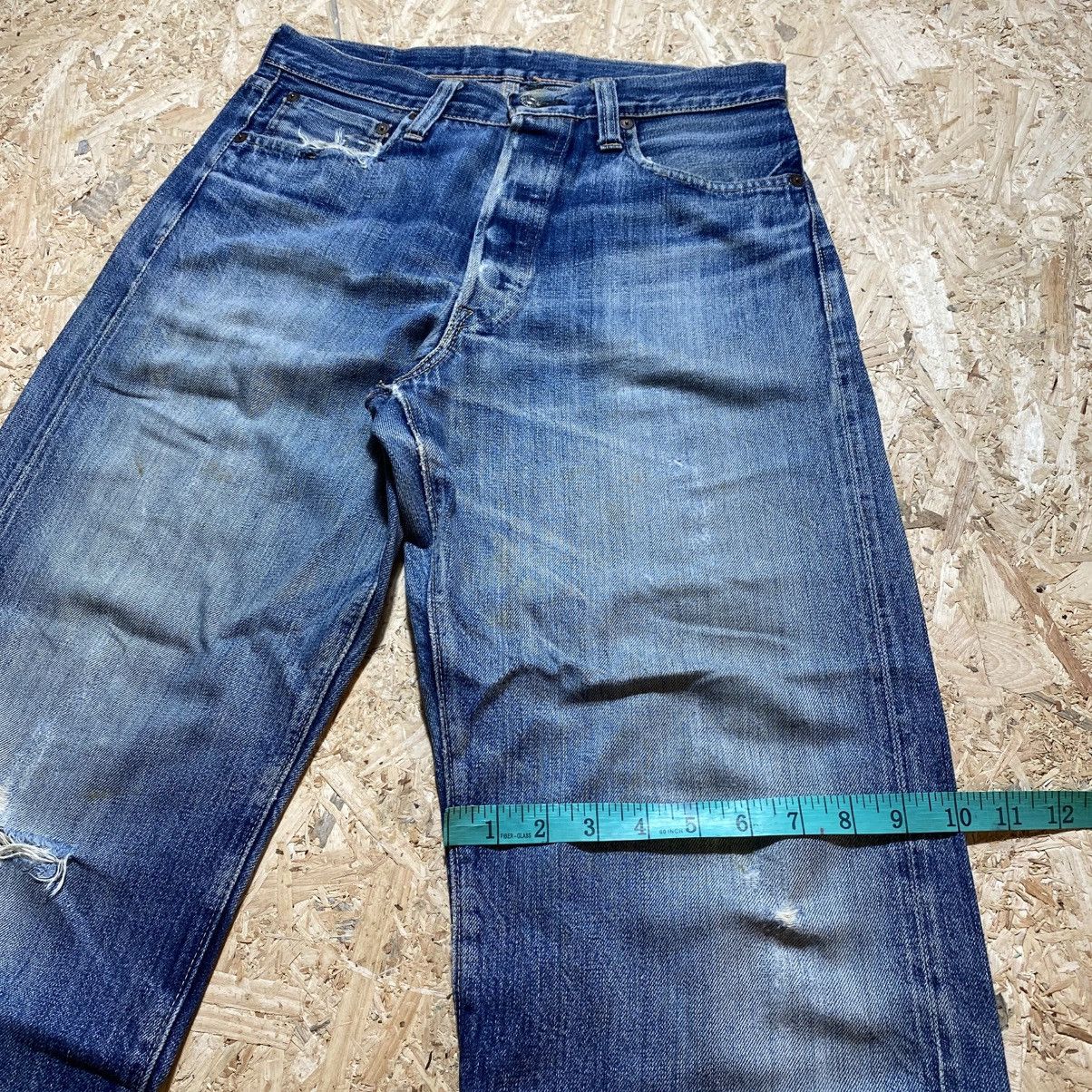 Sugar Cane Vintage Distressed Sugar Cane Selvedge Jeans Size US 31 - 19 Thumbnail