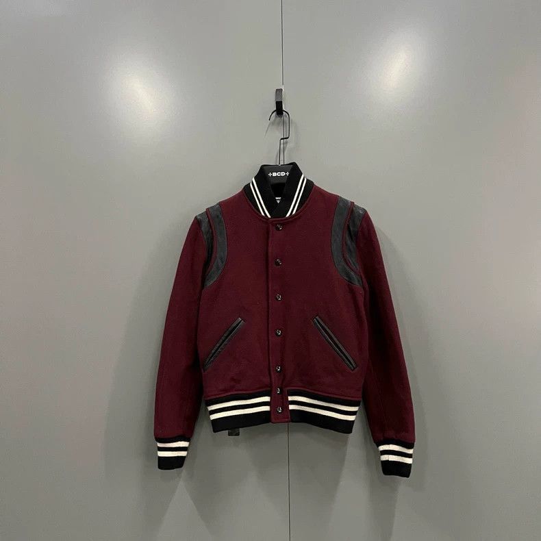Saint Laurent Paris Saint Laurent Burgundy Colorblock Base