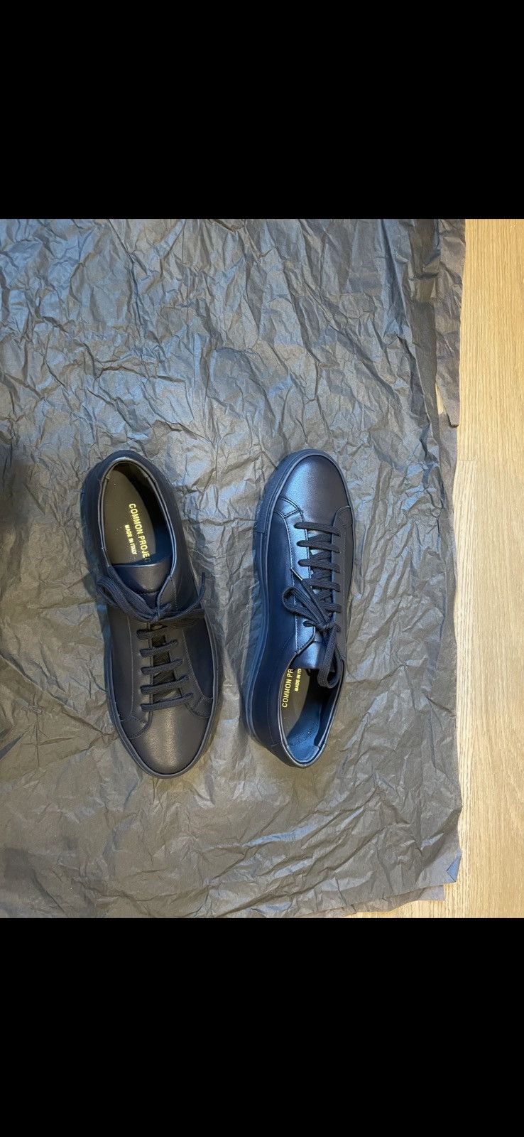 Common Projects NEW ACHILLES LOW NAVY Size US 7 / EU 40 - 1 Thumbnail