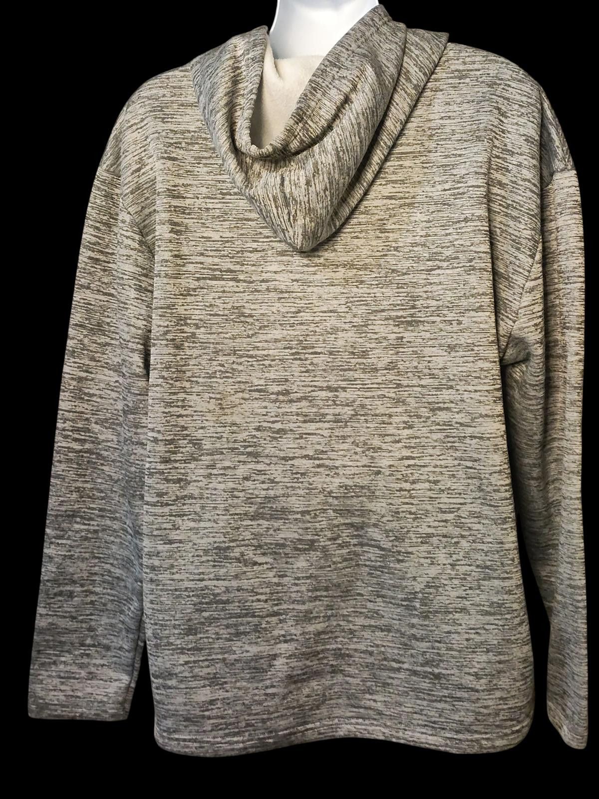 StraightFaded Straight Faded Men's Grey Hooded Pullover Sweatshirt Size US XXL / EU 58 / 5 - 7 Thumbnail