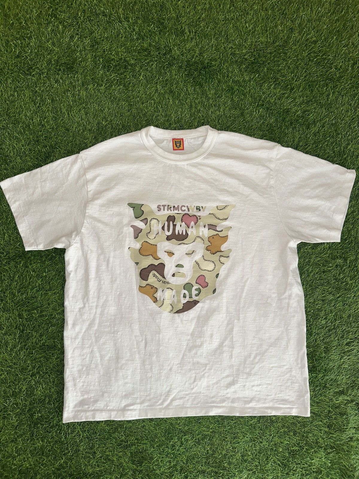 Human Made × Japanese Brand Human Made X Kaws Camo Og Logo Tee