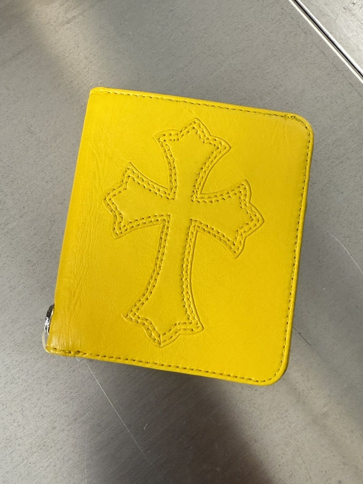Chrome Hearts Chrome hearts yellow cross patch card case card holder Size ONE SIZE - 2 Thumbnail