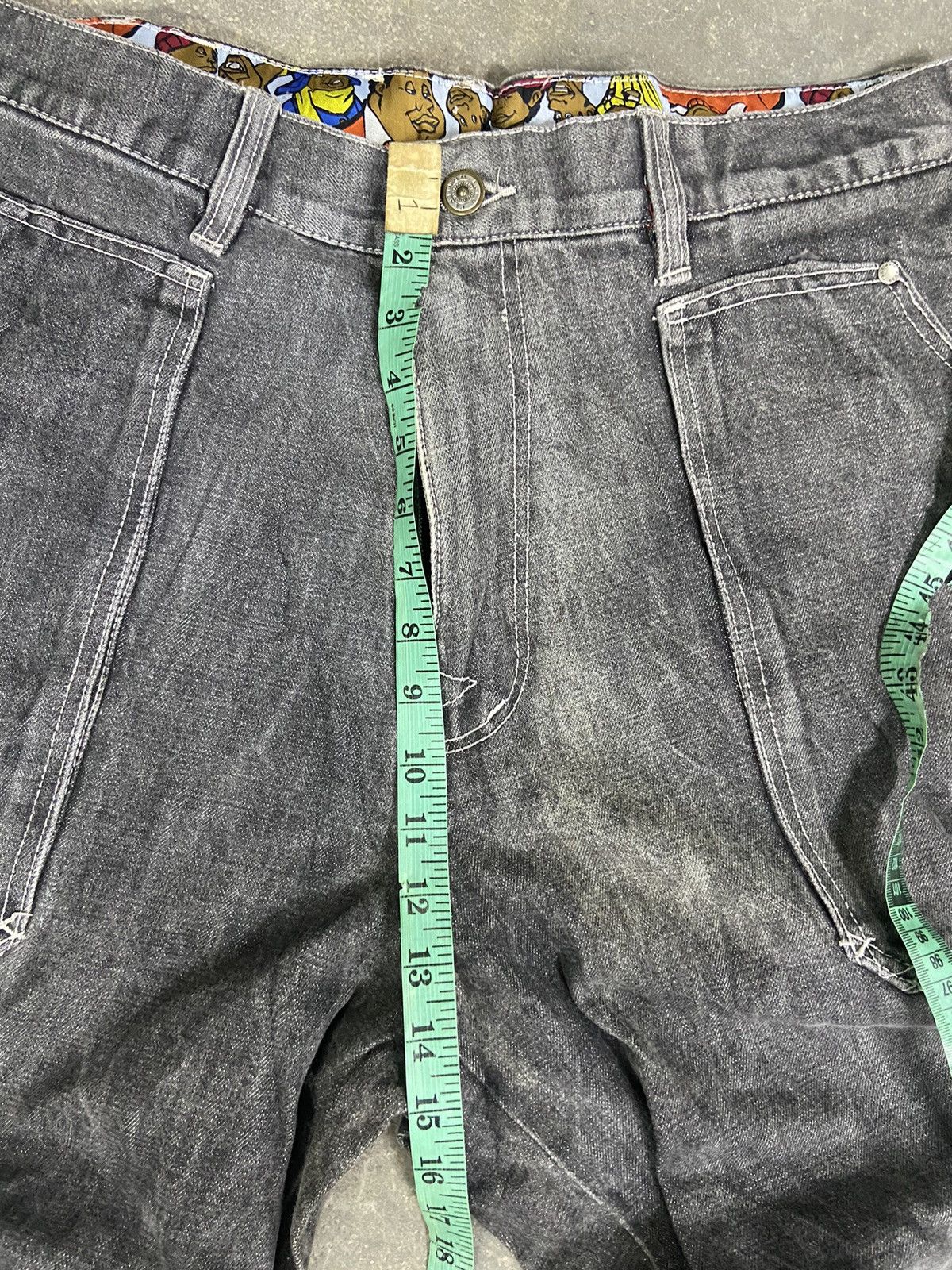 Fubu 🔥 Vintage y2k Fubu Platinum jeans Embroidery back hit Size US 36 / EU 52 - 22 Thumbnail