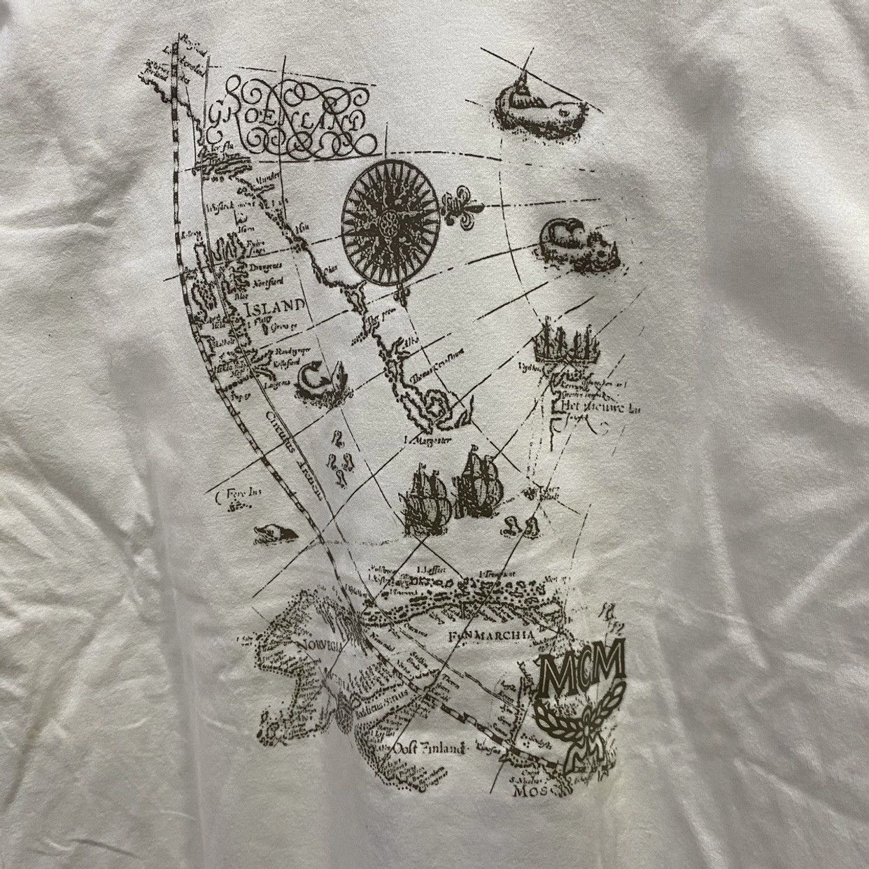 MCM × Vintage Vintage MCM OTC Greenland Map T-Shirts Size US M / EU 48-50 / 2 - 3 Thumbnail