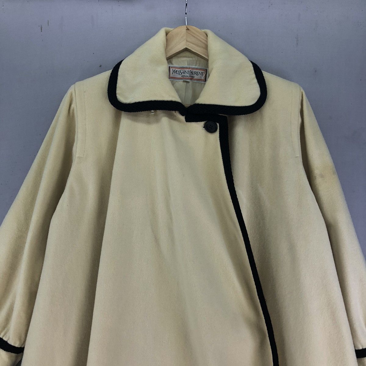 Yves Saint Laurent Archive 80’s Yves Saint Laurent Difussion Femme Heavy Coat Size M / US 6-8 / IT 42-44 - 4 Thumbnail