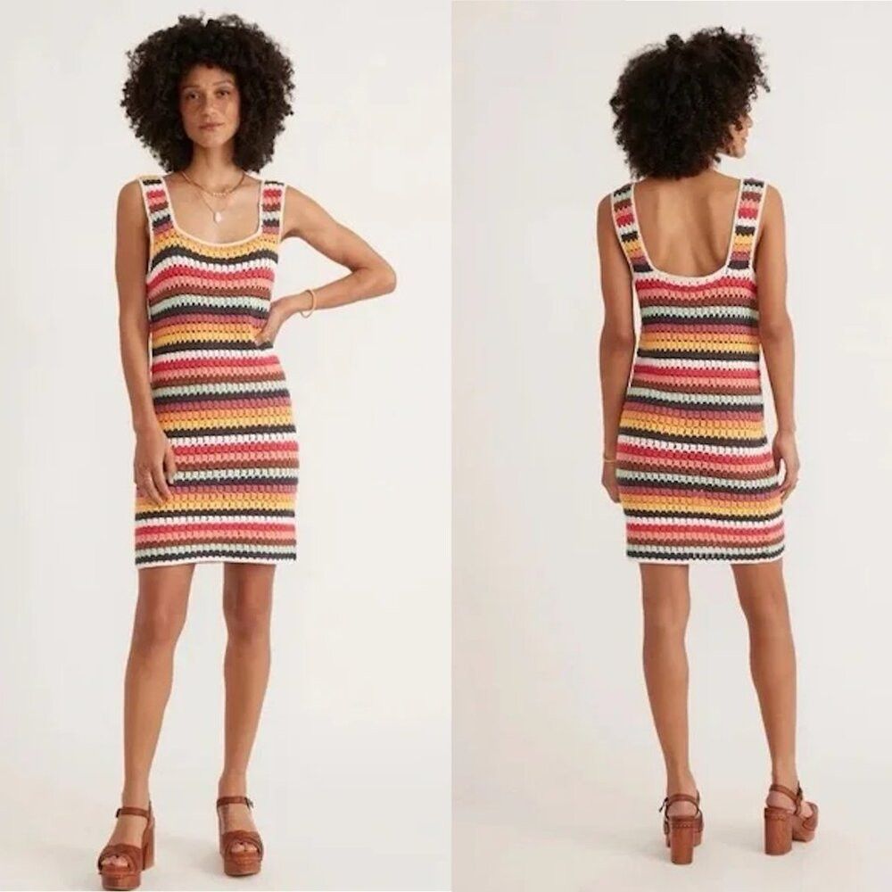 Marine Layer NWT New $218 Marine Layer Fiona Crochet Dress Size M Size M / US 6-8 / IT 42-44 - 1 Thumbnail