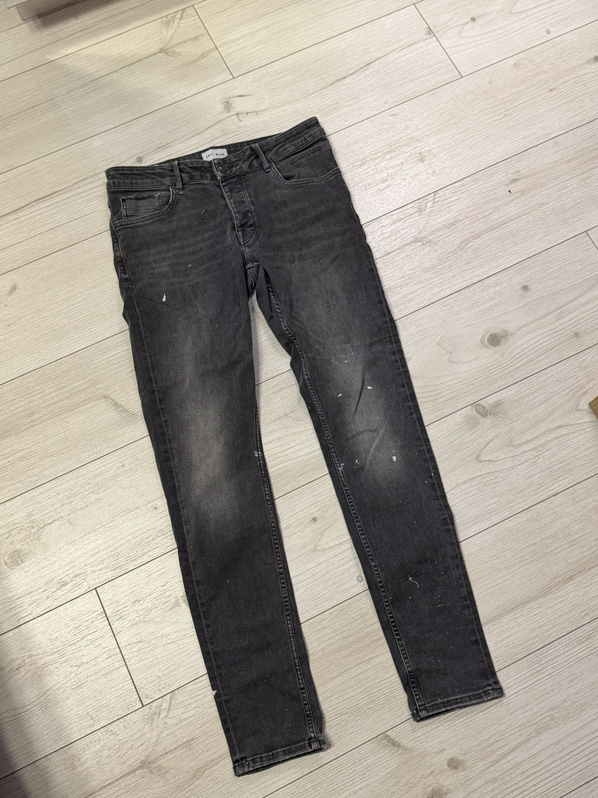 Other 🔥DRIP SLIM FIT JEANS RARE ANTI BLUE Size US 32 / EU 48 - 1 Thumbnail