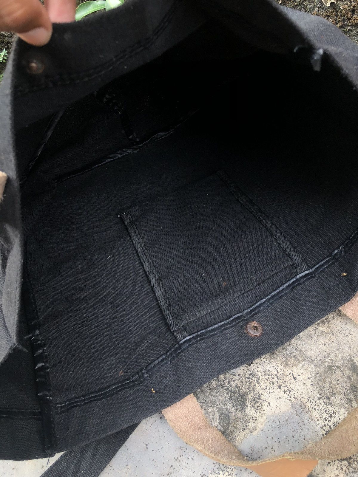 Y's Yohji Yamamoto Y's For Living Sling Tote/Dush Bag Size ONE SIZE - 2 Thumbnail