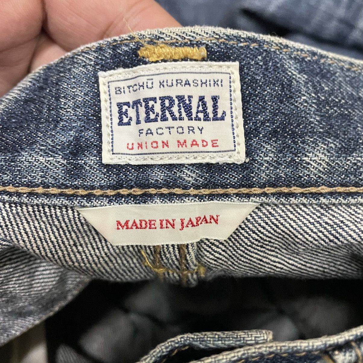Eternal 🔥🇯🇵Eternal Multipockets Stoned Washed Distress Denim Jeans Size US 28 / EU 44 - 17 Thumbnail