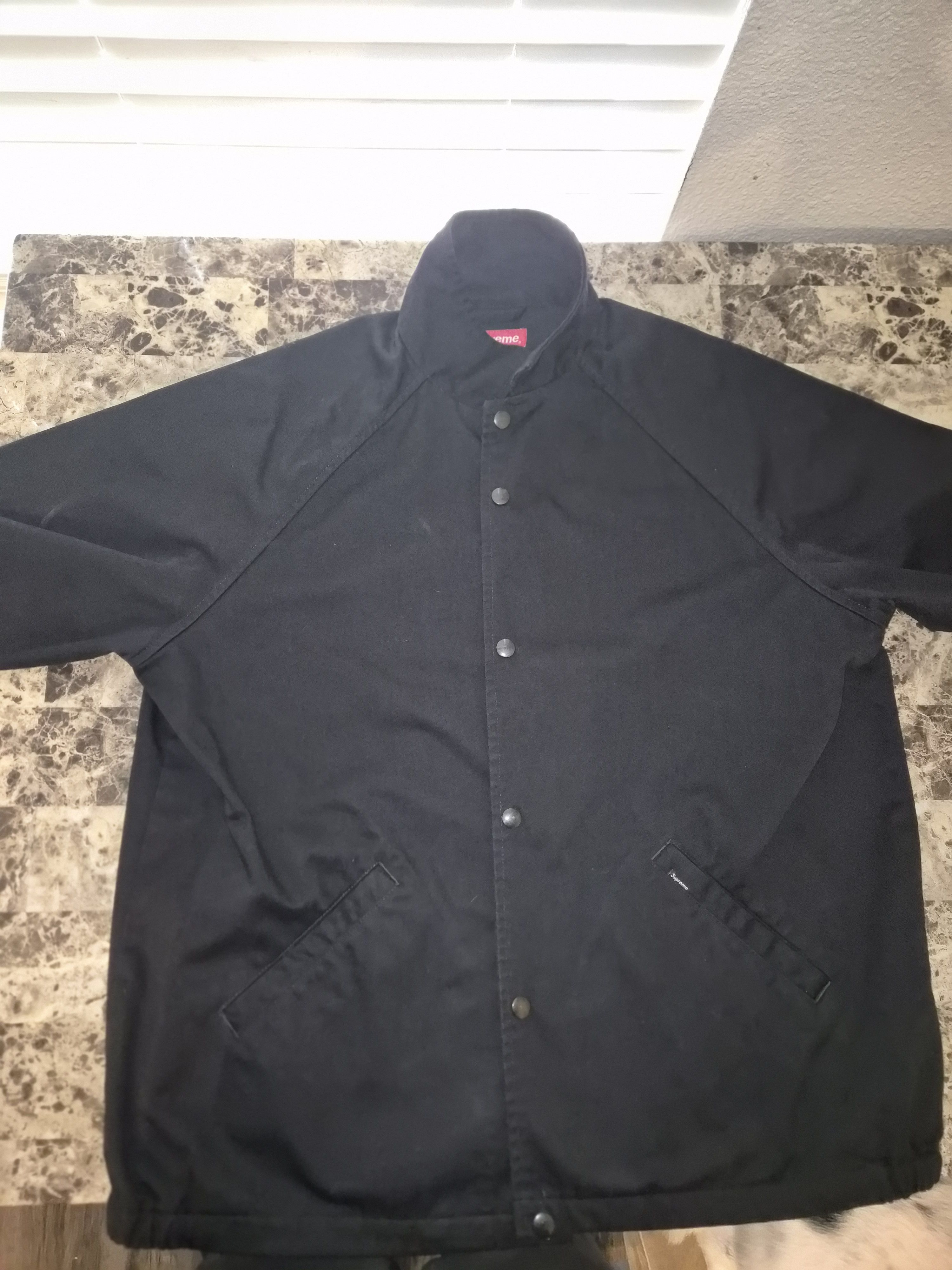 Supreme Supreme Houndstooth Logos Snap Front Jacket | Grailed